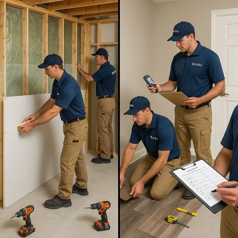 Repairs and Reconstruction process in Shelley, ID
